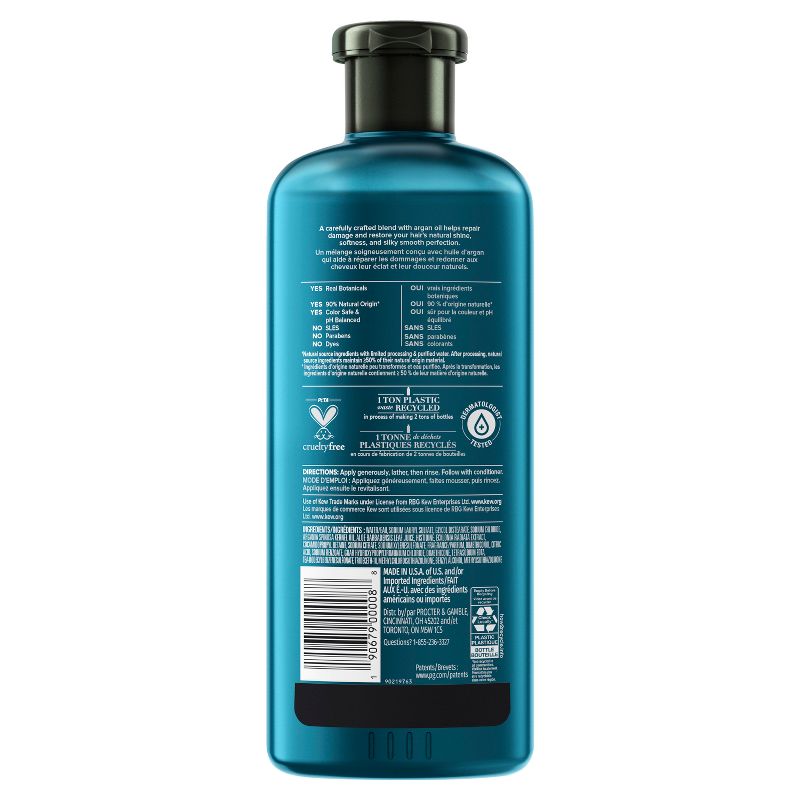 Herbal Essences Argan Oil Repairing Shampoo, Color-Safe, For Damaged Hair - 13.5 fl oz, 3 of 15