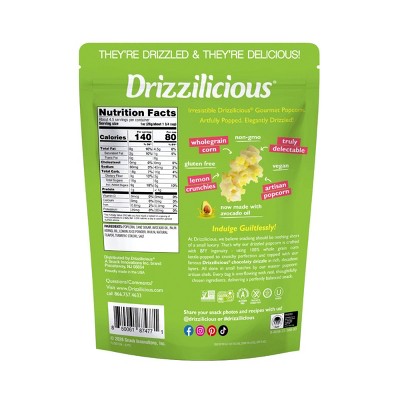 Drizzilicious Popcorn Lemon Cake Drizzle Bag - 4.5oz