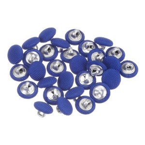 Unique Bargains Suit Dress Blouse Aluminum Fabric Cloth Covered Sewing Buttons 30 Pcs - 1 of 4