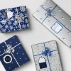 50ct Christmas Peel and Stick Gift Tags Silver/Blue/White - Wondershop™ - 2 of 3