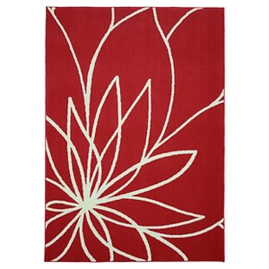 Garland Grand Floral Area Rug - Coral/Ivory (5