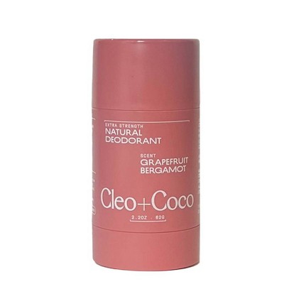 cleo+coco. Deodorant - Grapefruit Bergamot - 2.2oz