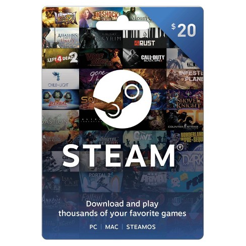 Steam Gift Card 20 Target - $40 roblox card gamestop nearest