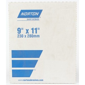 Norton 11 in. L X 9 in. W 150 Grit Aluminum Oxide Sandpaper 1 pk - 1 of 1