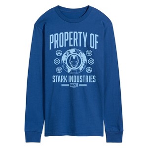 Men's - Marvel - Iron Man Property Of Stark Industries Long Sleeve Graphic T-Shirt - 1 of 4