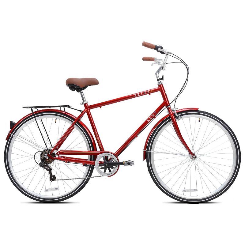 Kent Retro 700c/29&#39;&#39; Hybrid Bike - Red, 1 of 8