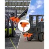 Forklift Lifting Hook Attachment, 2200 lbs Capacity Lifting Hoist with Swivel Hook and Large T-Screw, Mobile Forklift Crane - 2 of 4