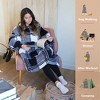 Tirrinia Oversized Hoodie Blanket Sweatshirt, Comfortable Fleece Giant Wearable Blankets, Gift for Adults Men Women Teenagers Wife Girlfriend - 2 of 4
