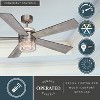 VAXCEL Ashford Brushed Nickel Ceiling Fan with Dual LED Light Kits and Remote - 2 of 4