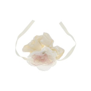 Unique Bargains Elegant Bow Flower Hair Scrunchies 1 Pc - 1 of 4