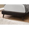 Monarch Specialties Bed Twin Size Platform Teen Frame Upholstered Pu Leather Look Wood Legs Brown Transitional - 3 of 4