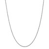 Black Bow Jewelry 1.7mm, 14k White Gold, Ropa Chain Necklace - 3 of 4