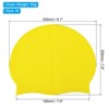 Unique Bargains Silicone Waterproof Non-Slip High-Stretch Swim Caps 2 Pcs - 2 of 4