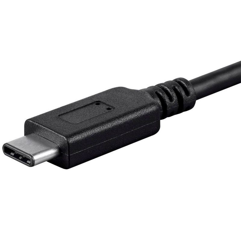 Monoprice 2.0 USB-C to USB B Printer Cable 480 Mbps 6.6ft black, 3 of 7
