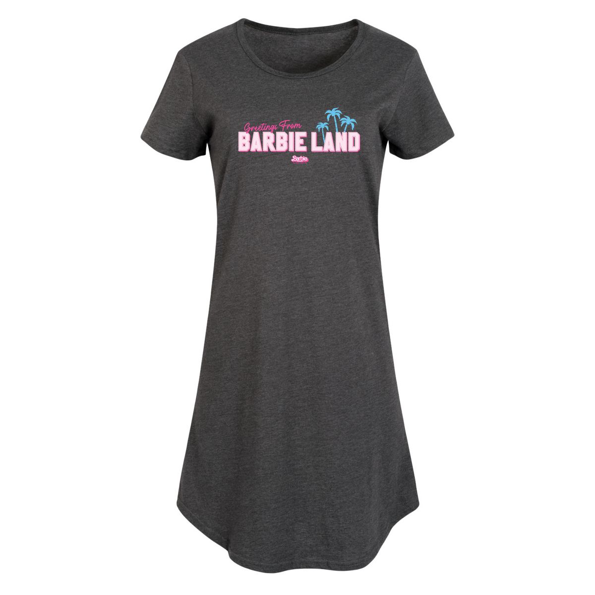 Women's - Barbie - Greetings from Barbie Land Graphic T-shirt Dress - thumbnail 5