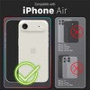 Vena For Apple iPhone 17 Air Case Magsafe, Magnetic Ring Kickstand, Shockproof Translucent Back Slim Protective Phone Case, Blue - 2 of 4