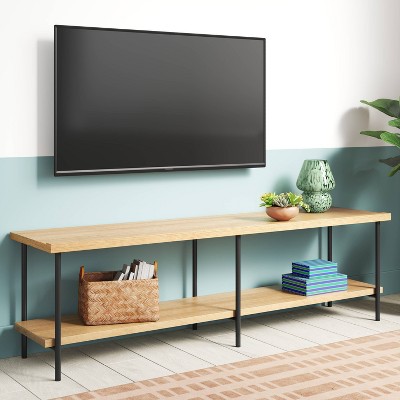 Wood and Metal TV Stand for TVs up to 60" - Room Essentials - Thumbnail 3