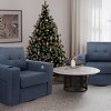 Swivel Sofa,90 Degree Upholstered Swivel Arm Chair with Drink Holder Living Room Chair,Soft Velvet Sofa Chair,Swivel Accent Chair-Maison Boucle - 2 of 4