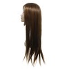 Unique Bargains Women Halloween Human Hair Wigs 30" with Wig Cap - image 3 of 4