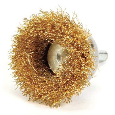 Weiler  Crimped Wire Cup Brush,Stem,1-3/4 In. 93813