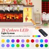 AMERLIFE Farmhouse Electric Fireplace TV Stand - 4 of 4