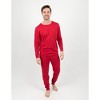 Leveret Matching Family Pajamas – Solid Red – 100% Cotton – Customizable for Personalization - 2 of 4