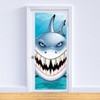 Beistle Shark Door Cover, 6' x 30", (2/Pkg) Multicolored - 2 of 4