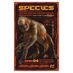 Trends International Jurassic World: Rebirth (2025) - Distortus Rex Framed Wall Poster Prints - 1 of 4