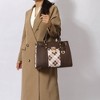 MKF Collection Christine Satchel Plaid Vegan Leather Women's Handbag with Wallet Set Elegant by Mia K - 3 of 4