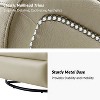 Simon Genuine Leather Swivel Rocker Recliner|ARTFUL LIVING DESIGNS-BEIGE - 3 of 4