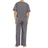 Tropi Unisex Scrub Sets Medical Scrubs Mens Scrubs (Steel Grey, Small) - 2 of 3