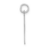 Black Bow Jewelry 14k White Gold, Madison Collection LG Classic Script Initial I Pendant - 2 of 4