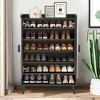 Kumasinova 29.53 Inch Shoe Cabinet,Modern Shoe Storage Cabinet Organizer with 2 Doors and Adjustable Shelves for Entryway,Hallway,Closet - 2 of 4