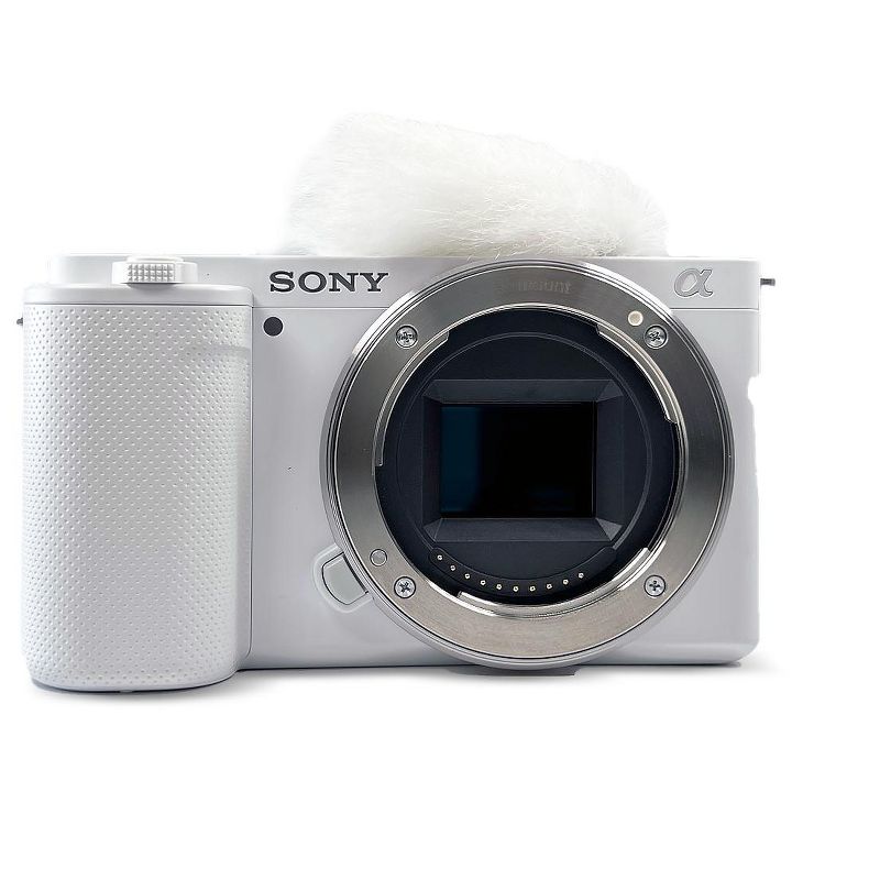 Sony Alpha ZV-E10 - APS-C Interchangeable Lens Mirrorless Vlog Camera - White, 2 of 5