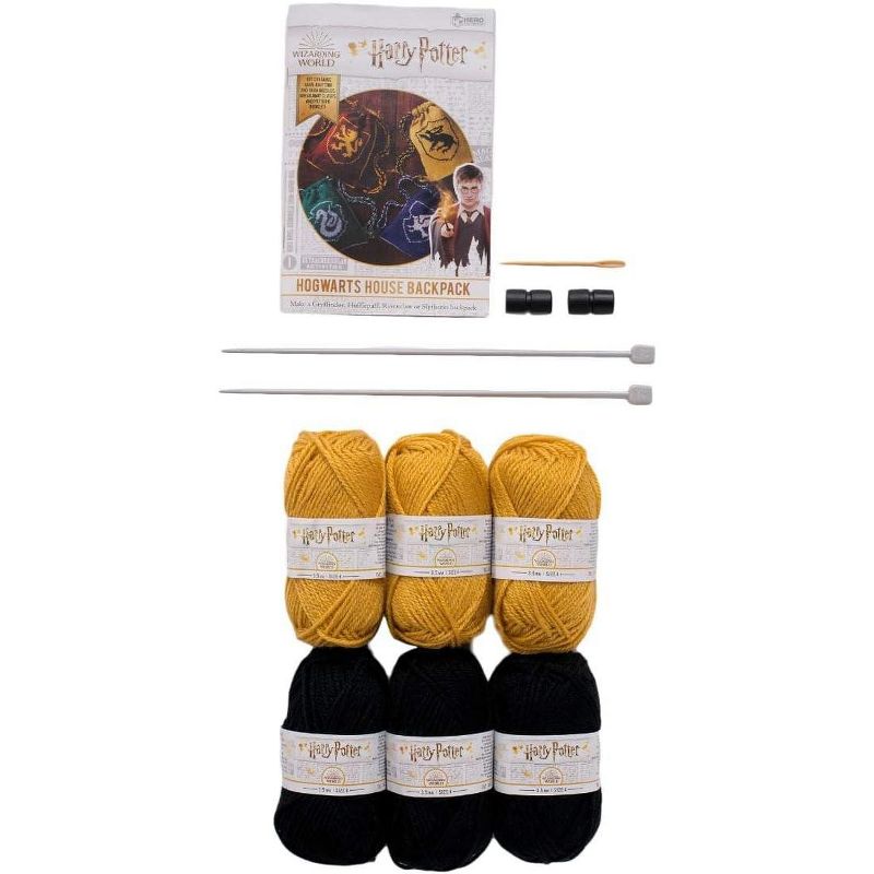 Eaglemoss Limited Eaglemoss Harry Potter Knit Craft Set Kit Bags Hufflepuff Brand New, 3 of 5