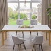 MAYEERTY Rectangular Dining Table, 78 inch Long Kitchen Table for 6-8 People - 2 of 4