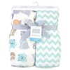 Hudson Baby Infant Silky Plush Blanket, Neutral Bunny, 30x36 inches - 2 of 2