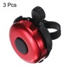 Unique Bargains Aluminum Loud Clear Sound Classic Scooters Bicycle Bells 3 Pcs 2.3" - 3 of 4