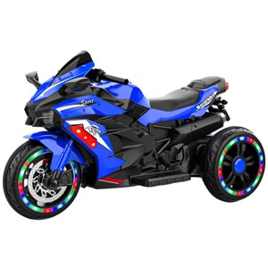 TopComfy Baby Walkers Kids Dirt Bike Ride On Toy Long Lasting Durable Build Cushioned Comfortable Ride For Children, Blue, 41.73"*20.47"*24.41" - 1 of 4