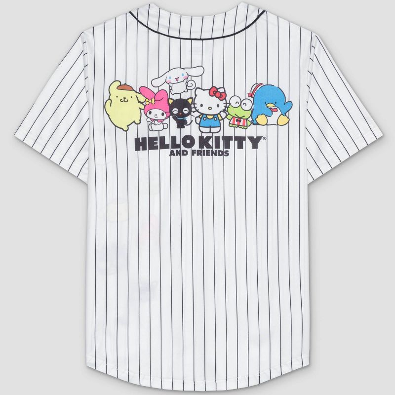 Men&#39;s Sanrio Hello Kitty Short Sleeve Jersey - White, 2 of 4