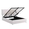 NicBex Full/Queen Lift Up Storage Bed,Upholstered Platform Bed with Hydraulic Storage System and Fleece Headboard,No Box Spring Needed,Easy Assembly - 4 of 4