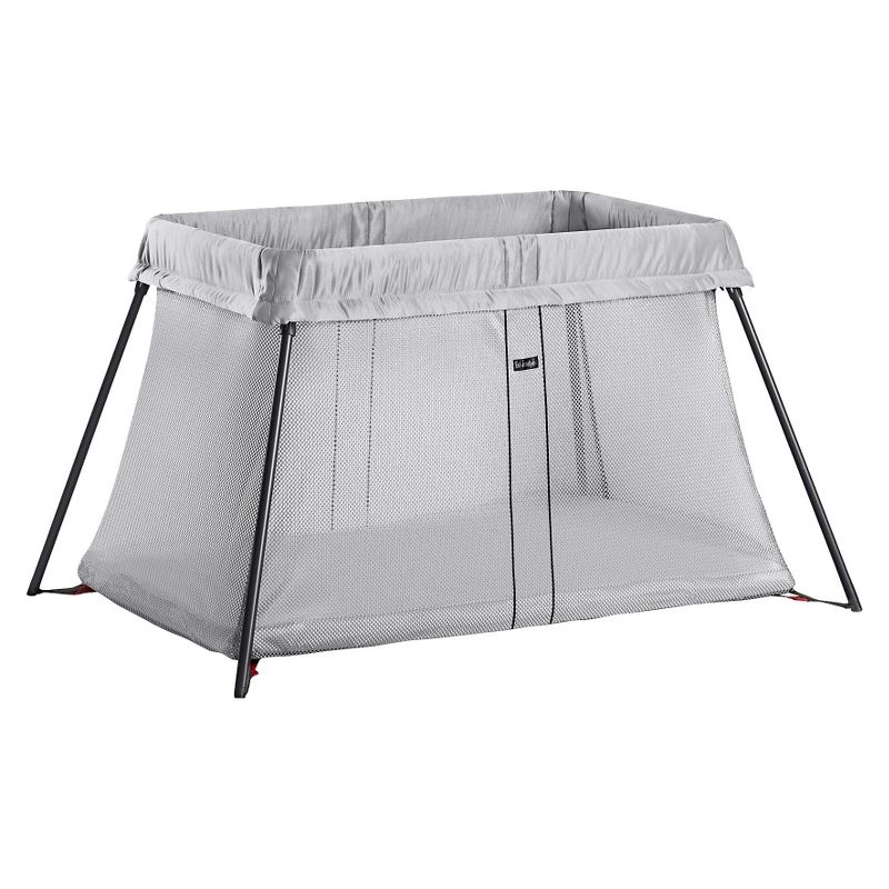 BABYBJ&#214;RN Travel Crib Light - Light Silver, 1 of 10 - camping with a baby