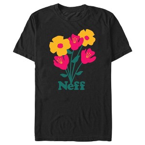 Men's NEFF Large Flower Bouquet Logo T-Shirt - 1 of 4