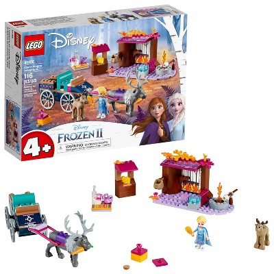 LEGO Disney Frozen II Elsa's Wagon Carriage Adventure Building Kit and Elsa Doll 41166