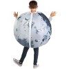 HalloweenCostumes.com One Size Fits Most Inflatable Moon Costume for Kids, Gray/Gray - 3 of 4