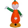 Gemmy 3.5 ft Airblown® Blowup Inflatable Donald Duck in Pumpkin Costume Outdoor Decoration - Orange - 2 of 3