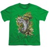 Boys' Harry Potter Slytherin Floral Snake Mascot T-Shirt - 2 of 4