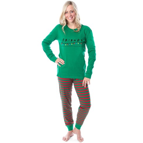 Friends The TV Series Christmas Lights Matching Family Pajama Set (XS,  Adult)