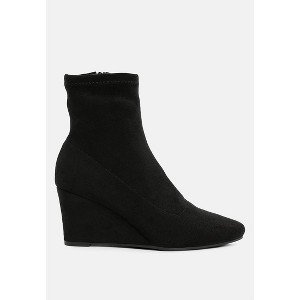 Yara Microfiber Wedge Sock Boots - 1 of 4