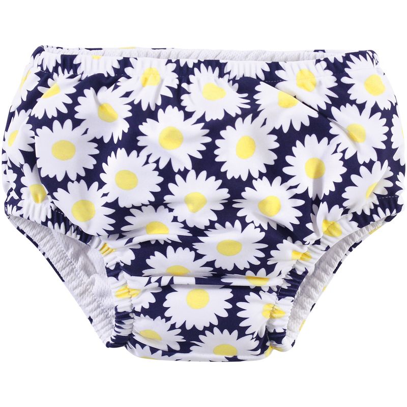 Hudson Baby Infant and Toddler Girl Swim Diapers, Daisy, 4 of 6